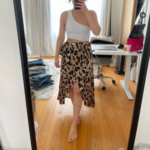 Leopard skirt